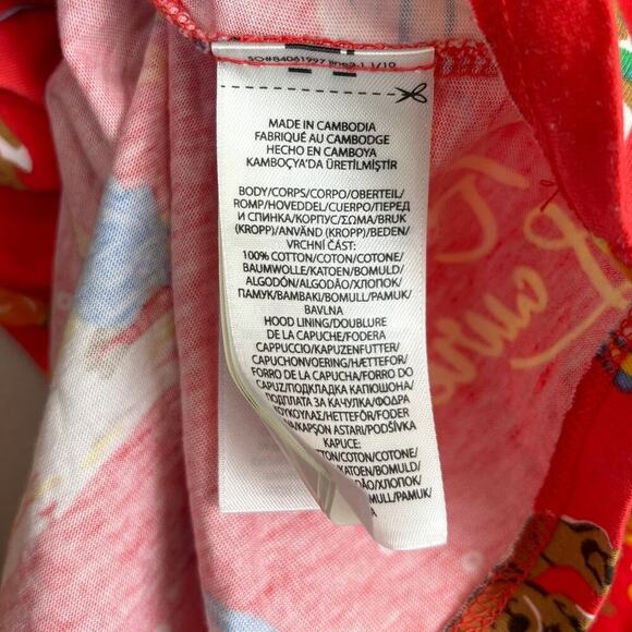 Polo Ralph Lauren Scuba Bear Red Long Sleeve Tee - Size Medium - Picture 6 of 9